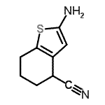 CAS#: 127981-98-0, 2-Amino-4,5,6,7-Tetrahydro-1-Benzothiophene-4-Carbonitrile