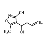 CAS#: 128035-71-2, 1-(3,5-Dimethyl-1,2-Oxazol-4-Yl)-3-Buten-1-Ol