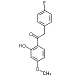 CAS#: 128040-46-0, 2-(4-Fluorophenyl)-1-(2-Hydroxy-4-Methoxyphenyl)Ethanone