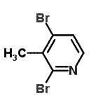 CAS#: 128071-93-2, 2,4-Dibromo-3-Methylpyridine