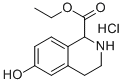 CAS#: 128073-50-7, 1,2,3,4-Tetrahydro-6-Hydroxy-1-Isoquinolinecarboxylic Acid Ethyl Ester Hydrochloride (1:1)
