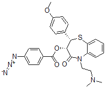 CAS#: 128127-11-7, 3-(4-Azidobenzoyloxy)Diltiazem