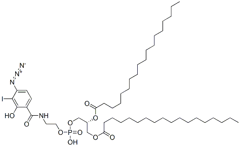 CAS 登录号：128129-55-5， 1,2-二硬脂酰-Sn-甘油-3-磷酰-N-(4-叠氮基-3-碘-2-羟基苯甲酰基)乙醇胺