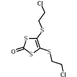 CAS#: 128258-74-2, 4,5-Bis(2-Chloroethylsulfanyl)-1,3-Dithiol-2-One