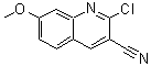 CAS#: 128259-63-2, 2-Chloro-7-Methoxy-3-Quinolinecarbonitrile