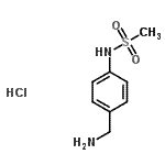 CAS#: 128263-66-1, N-[4-(Aminomethyl)Phenyl]Methanesulfonamide Hydrochloride (1:1)