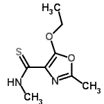 CAS 登录号：128269-81-8， 5-乙氧基-N,2-二甲基-1,3-恶唑-4-硫代甲酰胺