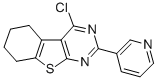 CAS#: 128277-24-7, 4-Chloro-2-Pyridin-3-Yl-5,6,7,8-Tetrahydro-[1]Benzothiolo[3,2-e]Pyrimidine