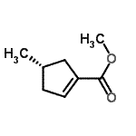 CAS 登录号：128471-66-9， 甲基(4S)-4-甲基-1-环戊烯-1-羧酸酯