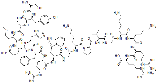CAS 登录号：1285-85-4， 肾上腺皮质激素alpha(1-18)