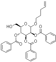 CAS#: 128503-37-7, 4-Penten-1-Yl 2,3,4-Tri-O-Benzoyl-D-Mannopyranoside
