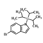 CAS#: 128564-66-9, 5-Bromo-1-(Triisopropylsilyl)-1H-Indole