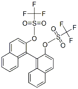 CAS#: 128575-34-8, 1,1,1-Trifluoro-Methanesulfonic Acid 1,1'-[1,1'-Binaphthalene]-2,2'-Diyl Ester