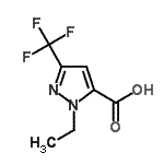 CAS#: 128694-66-6, 1-Ethyl-3-(Trifluoromethyl)-1H-Pyrazole-5-Carboxylic Acid