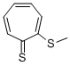 CAS 登录号：128742-65-4， 2-(甲硫基)-2,4,6-环庚三烯-1-硫酮