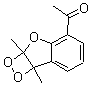 CAS#: 128753-86-6, 1-(2alpha,7beta-Dihydro-2alpha,7beta-Dimethyl-1,2-Dioxeto[3,4-b]Benzofuran-4-Yl)-Ethanone