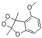 CAS#: 128753-87-7, 2a,7b-Dihydro-7-Methoxy-2a,7b-Dimethyl-1,2-Dioxeto(3,4-b)Benzofuran