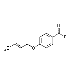 CAS#: 128861-34-7, 4-[(2E)-2-Buten-1-Yloxy]Benzoyl Fluoride