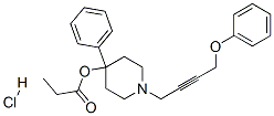 CAS#: 128864-80-2, [1-(4-Phenoxybut-2-Ynyl)-4-Phenylpiperidin-4-Yl] Propanoate Hydrochloride