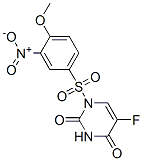 CAS#: 128887-33-2, 5-Fluoro-1-(4-Methoxy-3-Nitrophenyl)Sulfonylpyrimidine-2,4-Dione