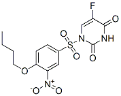 CAS 登录号：128887-36-5， 1-(4-丁氧基-3-硝基苯基)磺酰基-5-氟嘧啶-2,4-二酮