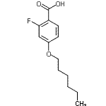 CAS#: 128895-75-0, 2-Fluoro-4-(Hexyloxy)Benzoic Acid