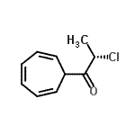 CAS#: 128913-26-8, (2S)-2-Chloro-1-(2,4,6-Cycloheptatrien-1-Yl)-1-Propanone