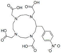 CAS 登录号：128924-91-4， 2-[4,7,10-三(羧甲基)-12-[(4-硝基苯基)甲基]-1,4,7,10-四氮杂环十三碳-1-基]乙酸