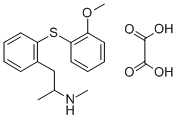 CAS#: 128959-23-9, 1-[2-(2-Methoxyphenyl)Sulfanylphenyl]-N-Methylpropan-2-Amine ethanedioate