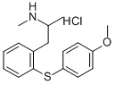 CAS#: 128959-25-1, 1-[2-(4-Methoxyphenyl)Sulfanylphenyl]-N-Methylpropan-2-Amine Hydrochloride