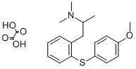 CAS#: 128959-29-5, 1-[2-(4-Methoxyphenyl)Sulfanylphenyl]-N,N-Dimethylpropan-2-Amine ethanedioate