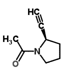 CAS#: 128960-01-0, 1-[(2R)-2-Ethynyl-1-Pyrrolidinyl]Ethanone