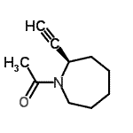 CAS 登录号：128960-05-4， 1-[(2R)-2-乙炔基-1-氮杂环庚基]乙酮