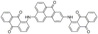 CAS 登录号:129-22-6, 1,1'-((7-氧代-7H-苯并(de)-3,9-蒽基烯)二亚胺)二蒽醌