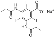 CAS#: 129-57-7, Sodium 2,4,6-Triiodo-3,5-Bis(Propanoylamino)Benzoate