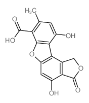 CAS#: 129-65-7, 4,10-Dihydroxy-8-Methyl-3-Oxo-1H-[2]Benzoxolo[6,7-b][1]Benzoxole-7-Carboxylic Acid