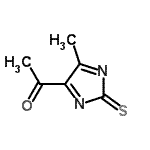 CAS#: 129015-10-7, 1-(5-Methyl-2-Thioxo-2H-Imidazol-4-Yl)Ethanone