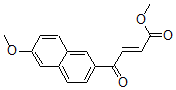 CAS 登录号：129120-00-9， (E)-4-(6-甲氧基萘-2-基)-4-氧代丁-2-烯酸甲酯