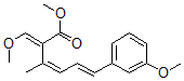CAS 登录号:129145-65-9, (2E,3Z,5E)-2-(甲氧基亚甲基)-6-(3-甲氧基苯基)-3-甲基己-3,5-二烯酸甲酯