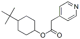 CAS 登录号：129175-17-3， (4-叔丁基环己基)2-吡啶-4-基乙酸酯