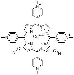 CAS#: 129232-37-7, Dicyano-cobalt(III)-tetrakis(N-methyl-4-pyridyl)porphyrin
