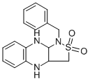 CAS#: 129303-30-6, 1-(Phenylmethyl)-3a,4,9,9a-Tetrahydro-3H-[1,2]Thiazolo[4,3-b]Quinoxaline 2,2-Dioxide