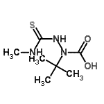 CAS#: 129346-17-4, 2-(Methylcarbamothioyl)-1-(2-Methyl-2-Propanyl)Hydrazinecarboxylic Acid