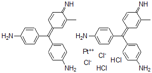 CAS 登录号：129370-71-4， 铂碱式品红络合物