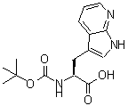 CAS#: 129423-33-2, N-{[(2-Methyl-2-Propanyl)Oxy]Carbonyl}-3-(1H-Pyrrolo[2,3-b]Pyridin-3-Yl)Alanine