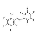 CAS 登录号：129520-55-4， 2,3,4,5-四氟-6-[(E)-(五氟苯基)偶氮]苯酚