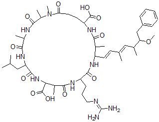 CAS#: 129678-94-0, 1-(N-Methyl-D-alanine)-5-L-argininemicrocystin LA