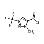 CAS#: 129768-24-7, 1-Methyl-3-(Trifluoromethyl)-1H-Pyrazole-5-Carbonyl Chloride