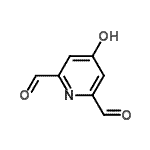 CAS#: 129800-01-7, 4-Hydroxy-2,6-Pyridinedicarbaldehyde