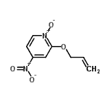CAS 登录号：129836-41-5， 2-(烯丙氧基)-4-硝基吡啶1-氧化物